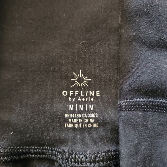 OFFLINE By Aerie Womens Black The Hugger Jogger M - Picture 9 of 12